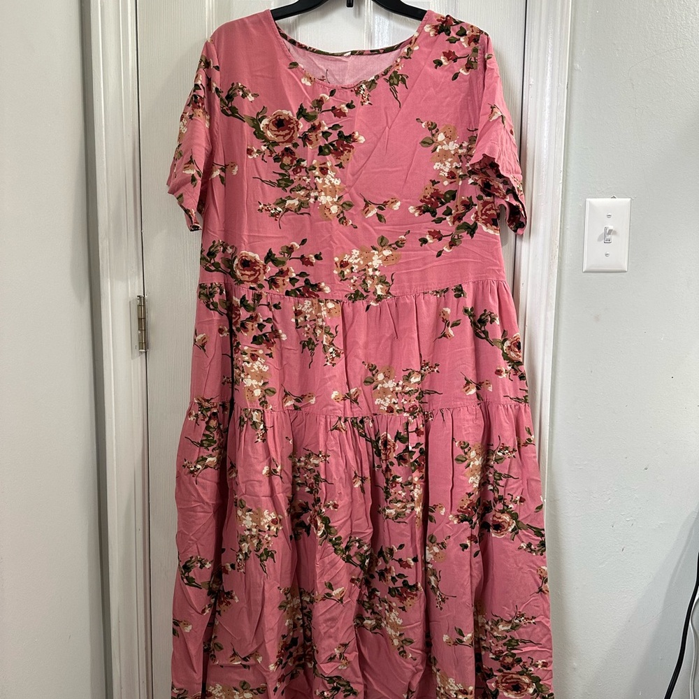 Yesno maxi dress, 100% cotton, XXL